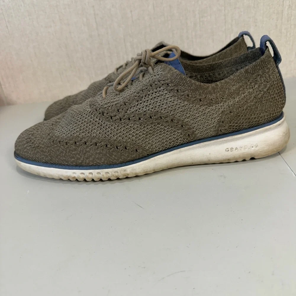 Cole Haan Men's 2 Zerogrand C26927‎ Morel/White Stitchlite Wingtips Shoes Sz 11M
